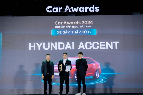 Hyundai Santa Fe và Hyundai Accent được vinh danh tại Car Award 2024 của VnExpress